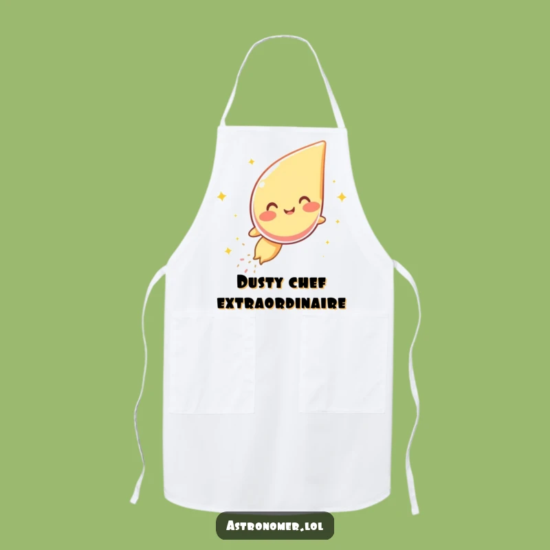 Funny Giggling Comet Apron - Cook Up Some Cosmic Comedy!