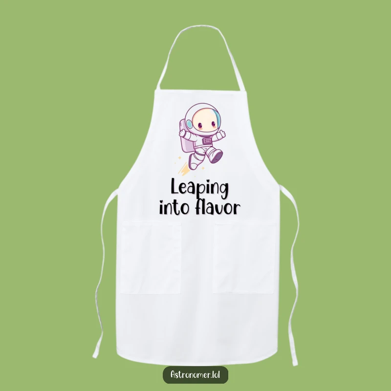 Funny Space Chef Apron - Cute Character Boots Kitchen Funny Gift