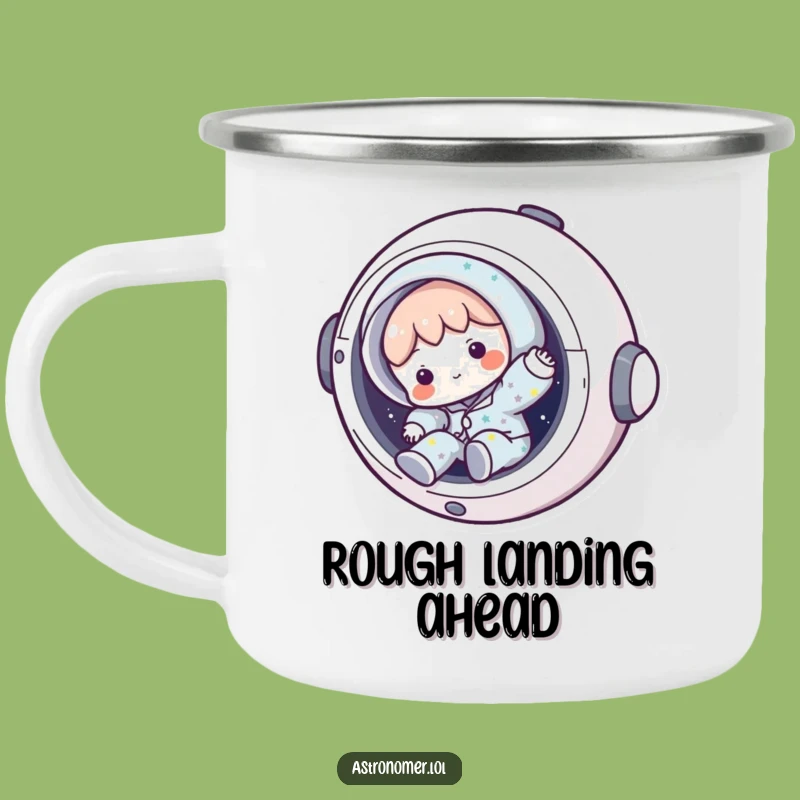 Funny Pajama Explorer Camping Mug: Durable Space Gift for Campfire Tales