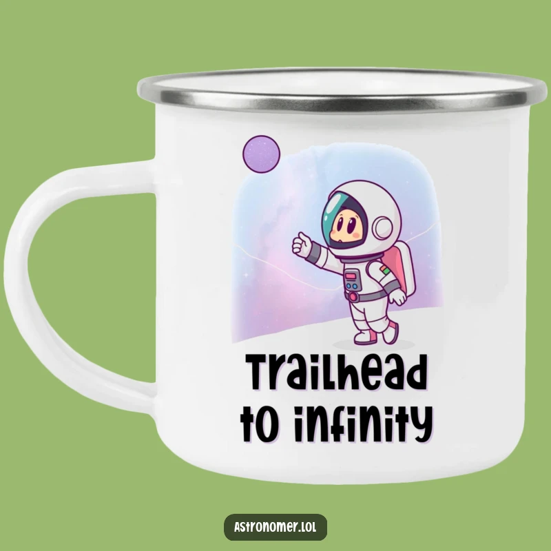 Funny Astronaut Galaxy Camping Mug: Durable Space Discovery Cup, Perfect Funny Gift