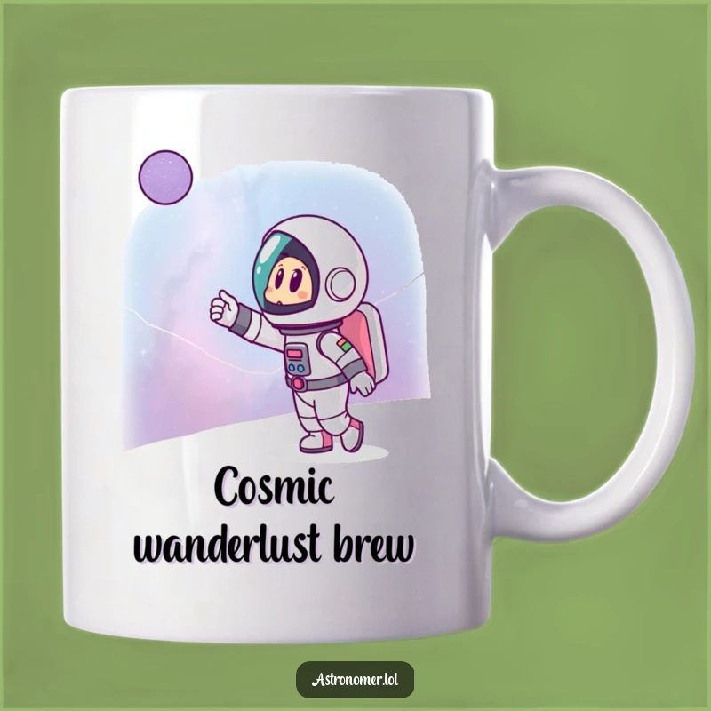 Funny Astronaut Galaxy Mug: Exciting Space Discovery Coffee Cup, Perfect Funny Gift
