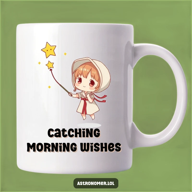 Funny Star Catcher Mug: Wishful Character - Perfect Funny Gift