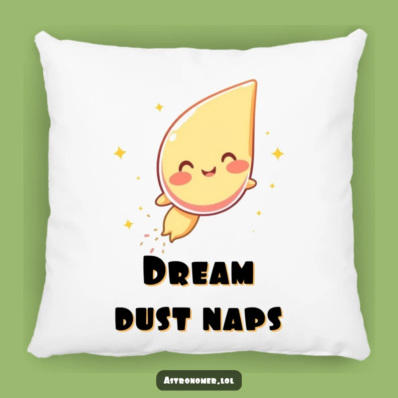 Funny Giggling Comet Pillow - Nap Under a Laughing Star!