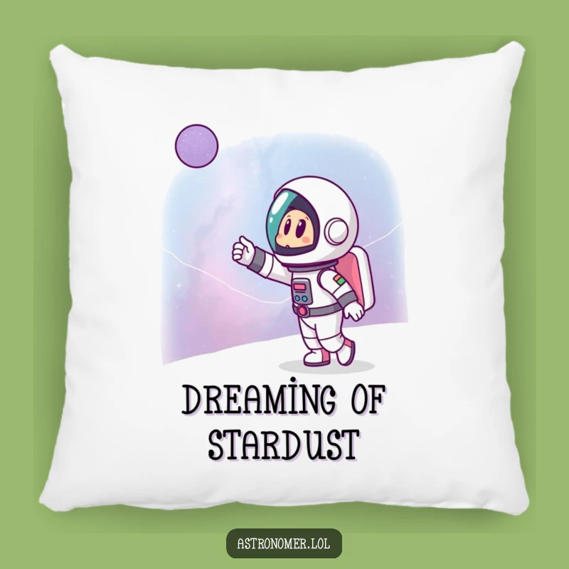 Funny Astronaut Galaxy Pillow: Cozy Space Discovery Cushion, Perfect Funny Gift