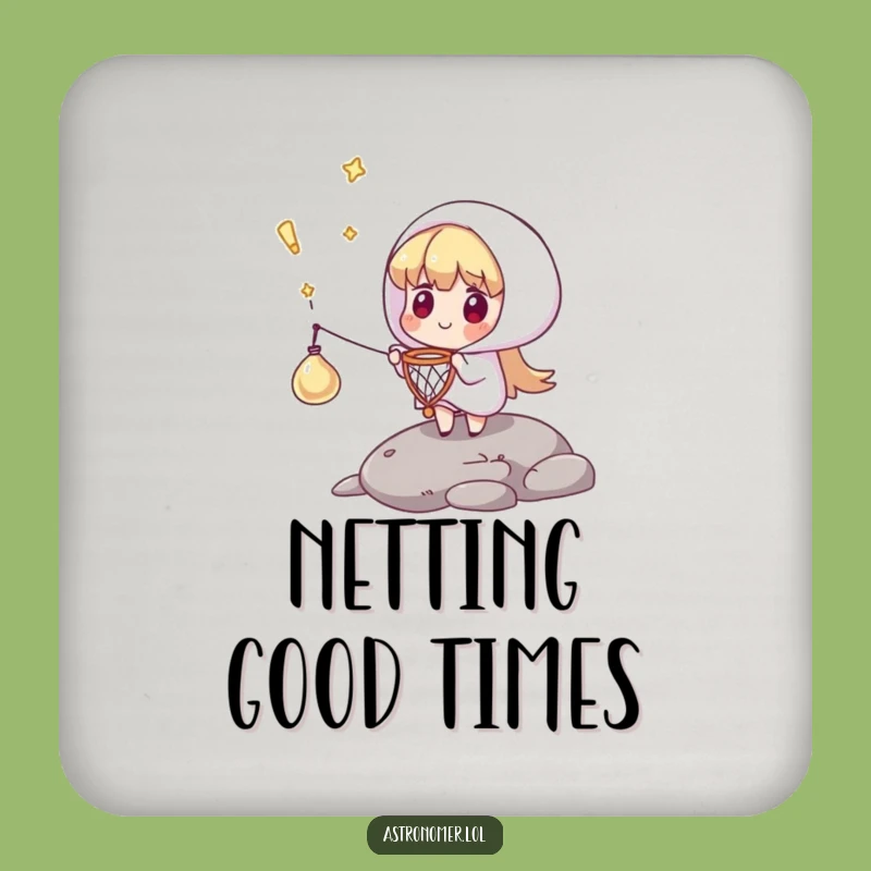 Funny Comet Catcher Coaster: Protect Surfaces with Tiny Net Power