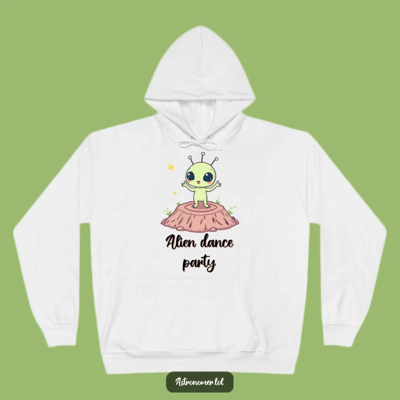 Funny Alien Dance Hoodie - Stay Cozy with Cosmic Moves!