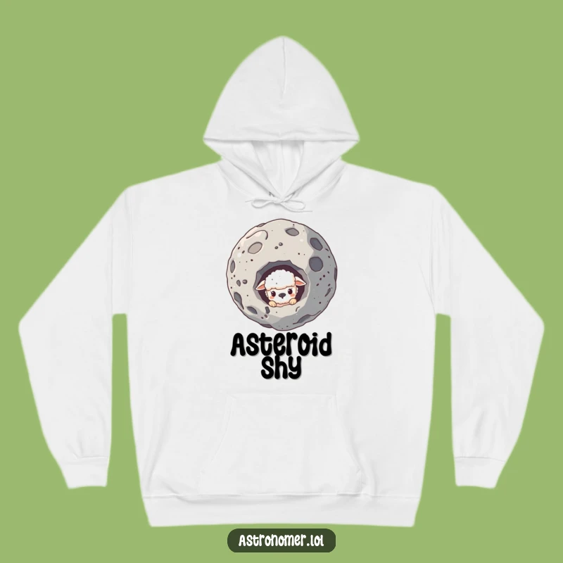 Funny Sheepish Creature Asteroid Hoodie: Cozy Camouflage for Cosmic Fans
