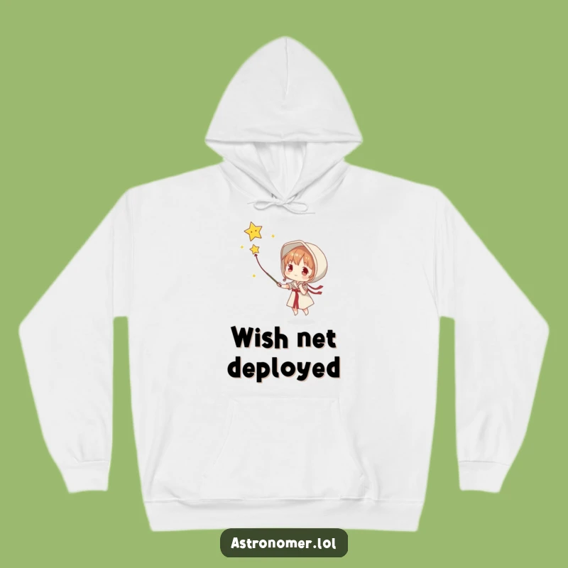 Funny Cosmic Dreamer Hoodie: Character Star Net - Cozy Funny Gift