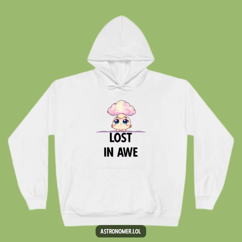 Funny Cosmic Wonder Hoodie: Cozy Nebula Gazer Gift for Warm Adventures