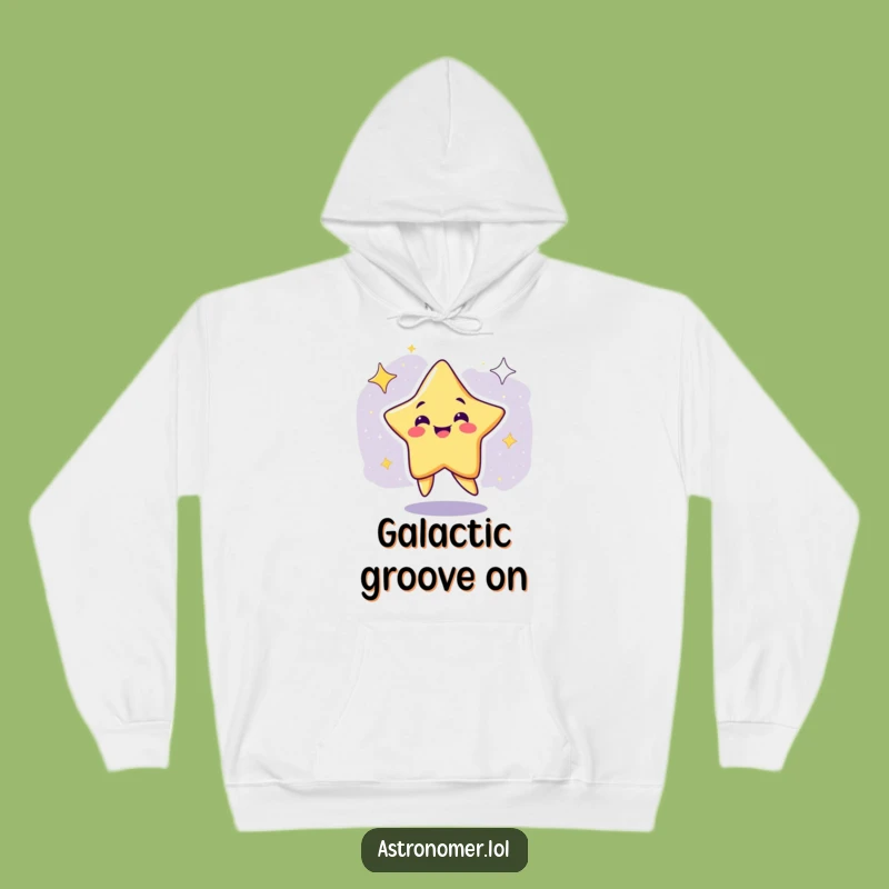 Funny Star Hoodie: Cozy Galactic Groove Gift for Dance Lovers