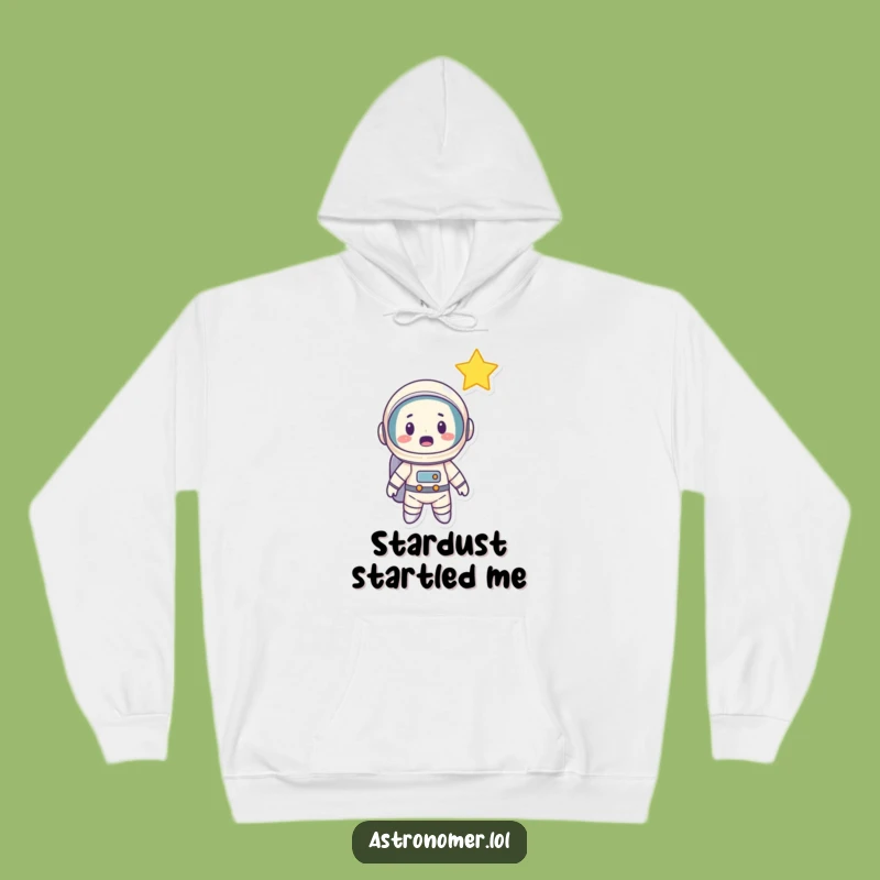 Funny Astronaut Star Surprise Hoodie: Cozy & Hilarious Cosmic Wonder Wear