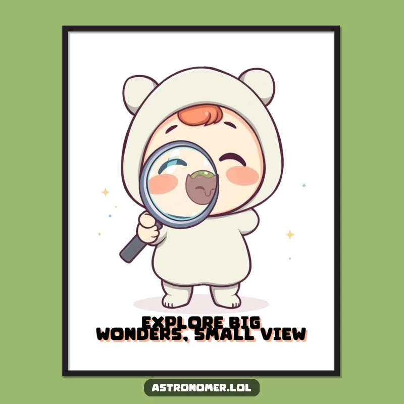 Free Printable Wall Art: Funny Alien Explorer Finds Big Laughs