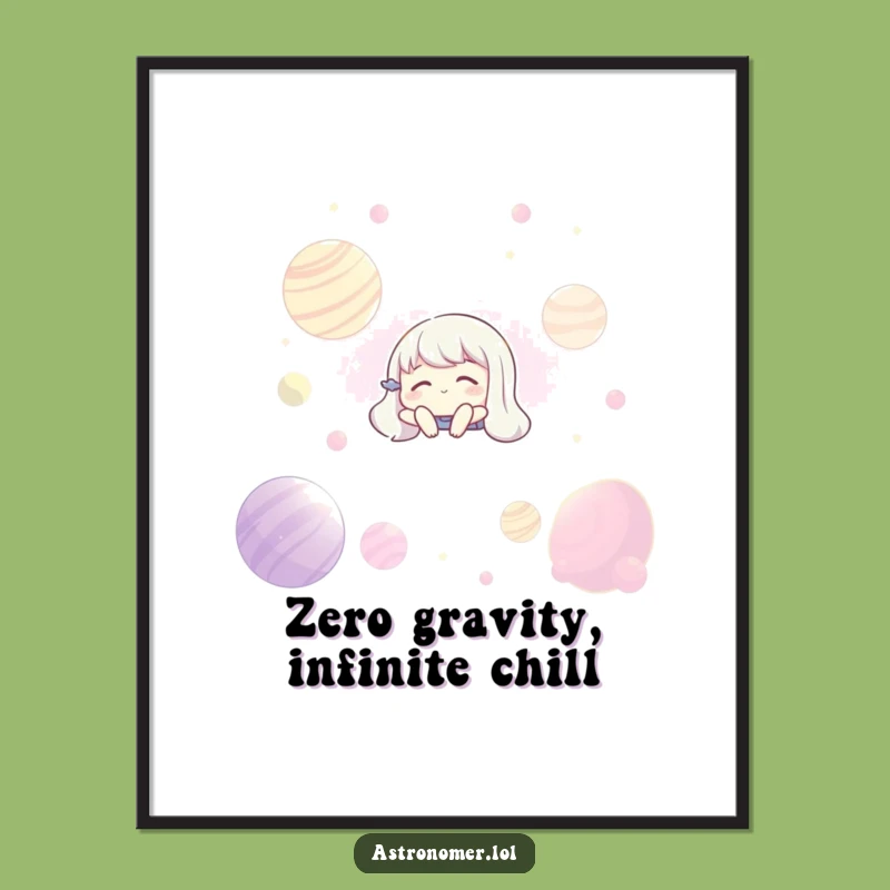 Funny Free Printable Wall Art: Cosmic Peace, Serene Explorer, Downloadable Decor