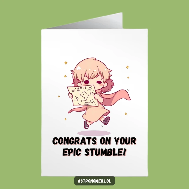 Free Printable Congrats Card: Found Your Way, Stellar Success, Funny Downloadable Gift