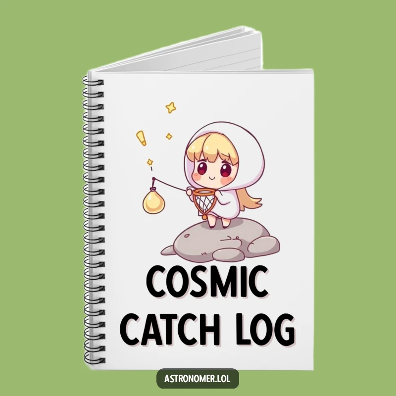Funny Comet Catcher Notebook: Jot Down Your Epic Catches