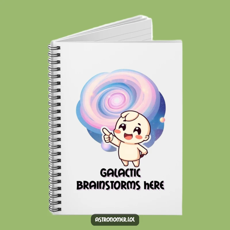 Funny Galaxy Notebook: Record Cosmic Adventures, Exuberant Journal, Humorous Gift