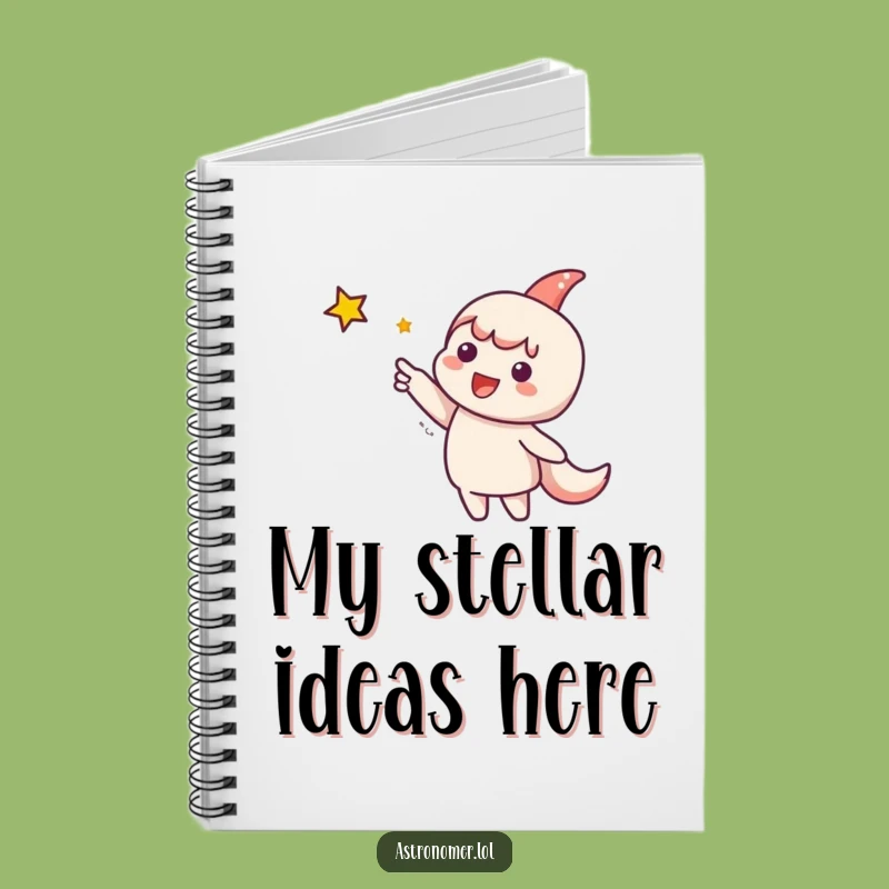 Funny Star Planner Notebook: Cute Character's Ideas Funny Gift