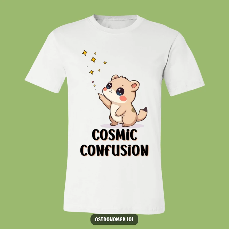 Funny Curious Creature Constellation T-Shirt: A Humorous Space Design Gift