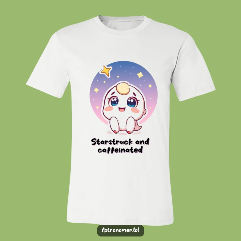 Funny Wish T-Shirt: Joyful Character and Shooting Star, Unisex Funny Gift