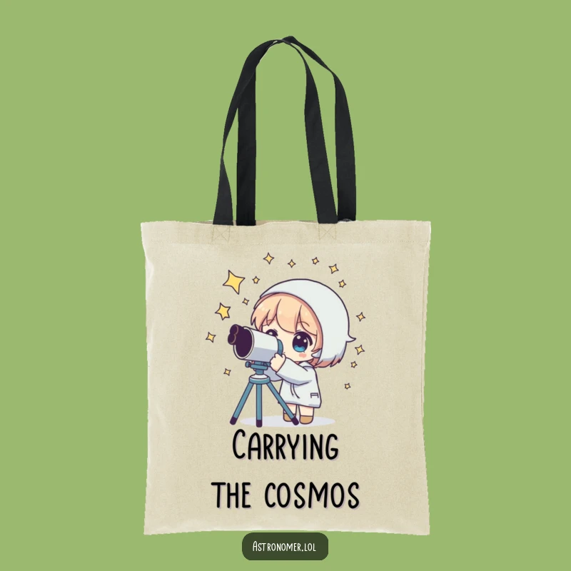 Funny Stargazer Tote Bag: Carry Your Universe in Style, Funny Gift