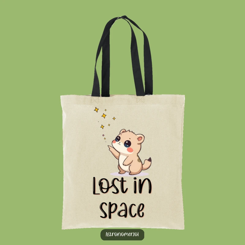 Funny Curious Creature Constellation Tote Bag: Carry Your Laughs and Essentials