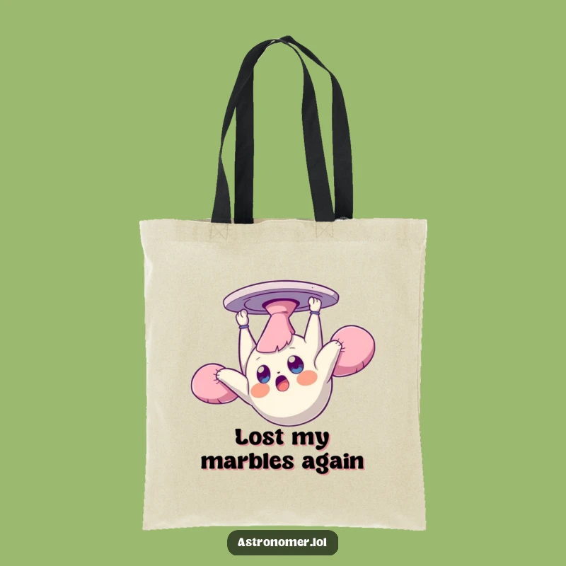 Funny Zero Gravity Creature Tote Bag: Carry Your Daze with Style